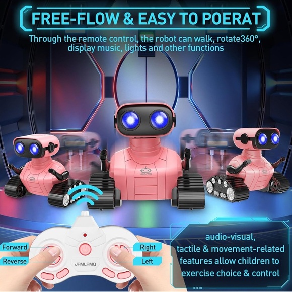 Pink Remote Control Robot Toy - Picture 11 of 14